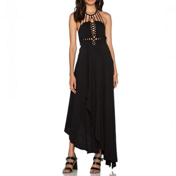 Free People Dresses & Skirts - Free People Beautiful Stranger Maxi Dress Black